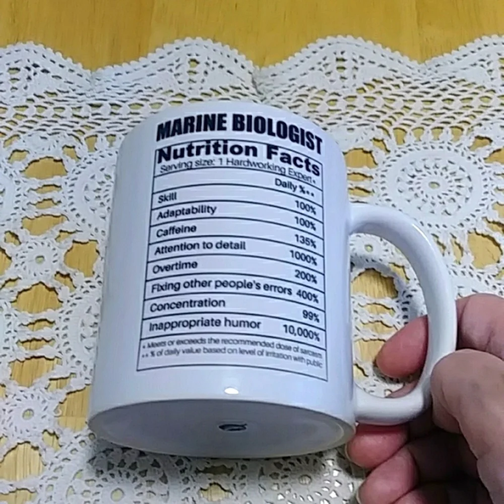 Humorous coffee cup For Marine Biologist